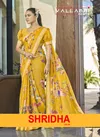 Shridha Vol 9 By Vallabhi Moss Georgette Floral Printed Saree Orders In India